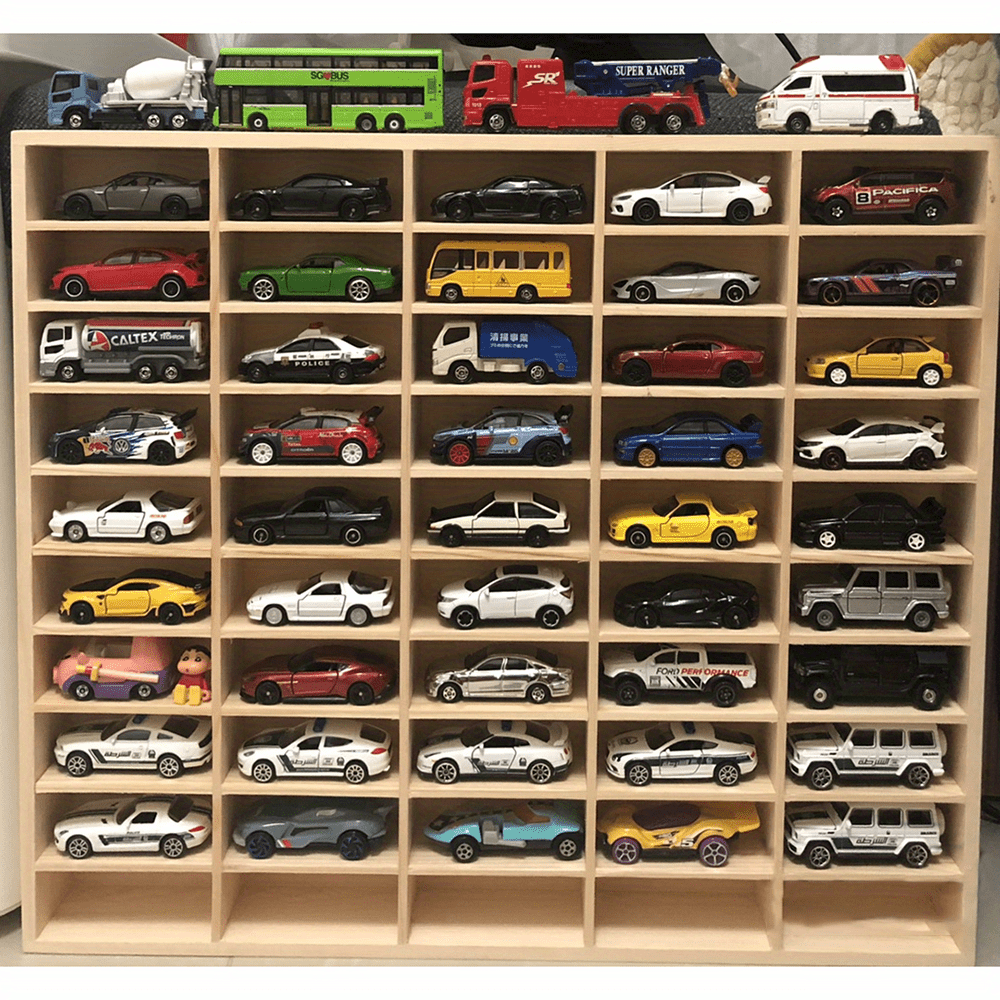 Storage Organiser with Wall-Mounted, Wheels, Wood for bedrooms - product gallery image 4