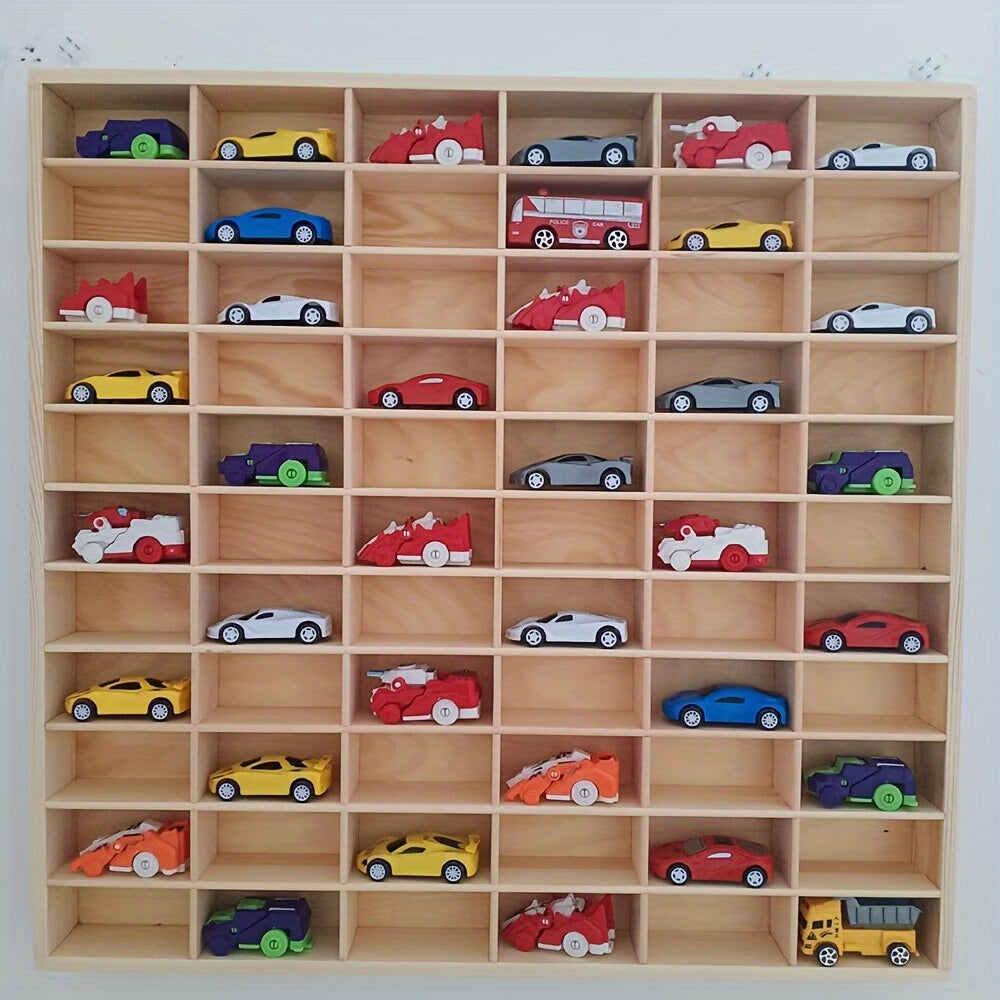 Storage Organiser with Wall-Mounted, Wheels, Wood for bedrooms - product gallery image 5