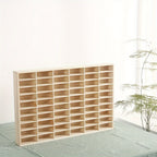 Storage Organiser with Wall-Mounted, Wheels, Wood for bedrooms - product gallery image 6