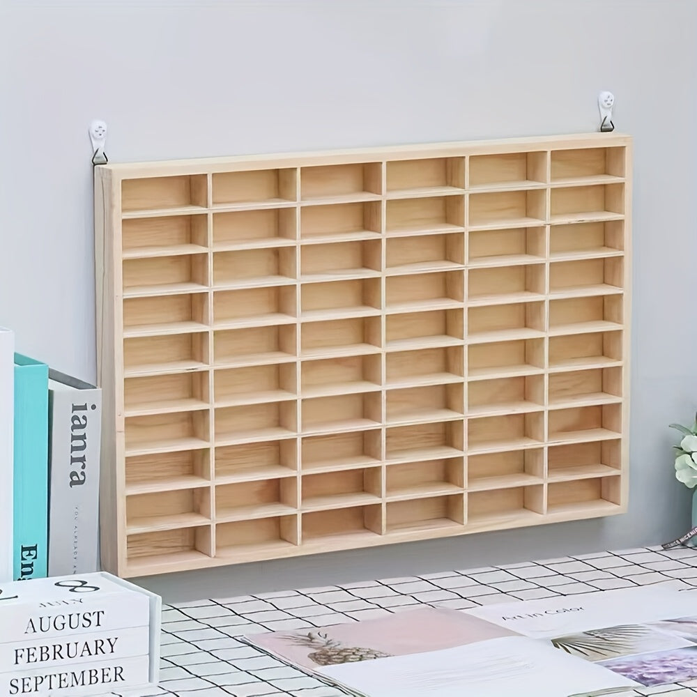 Storage Organiser with Wall-Mounted, Wheels, Wood for bedrooms - product gallery image 7