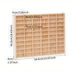 Storage Organiser with Wall-Mounted, Wheels, Wood for bedrooms