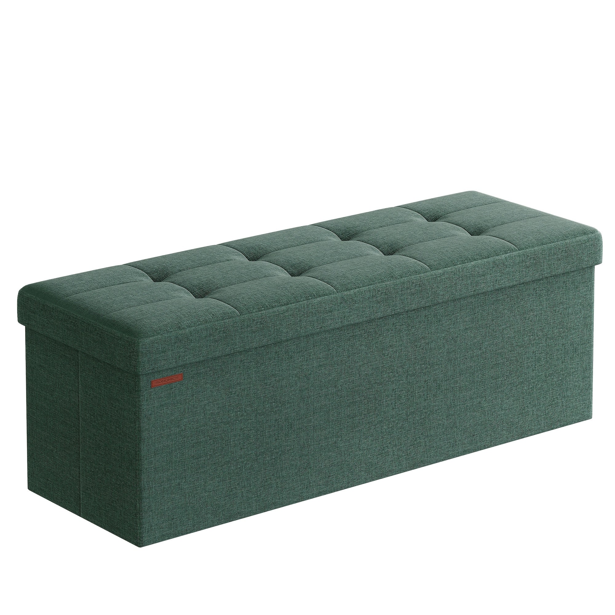 Storage Ottoman with 110cm, 300kg, Bench Legs End of Bed Bench - Retro Green option