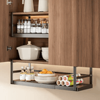 Storage Rack with 63cm, Metal, Adjustable Under-Shelf Cabinet Organiser - product gallery image 3