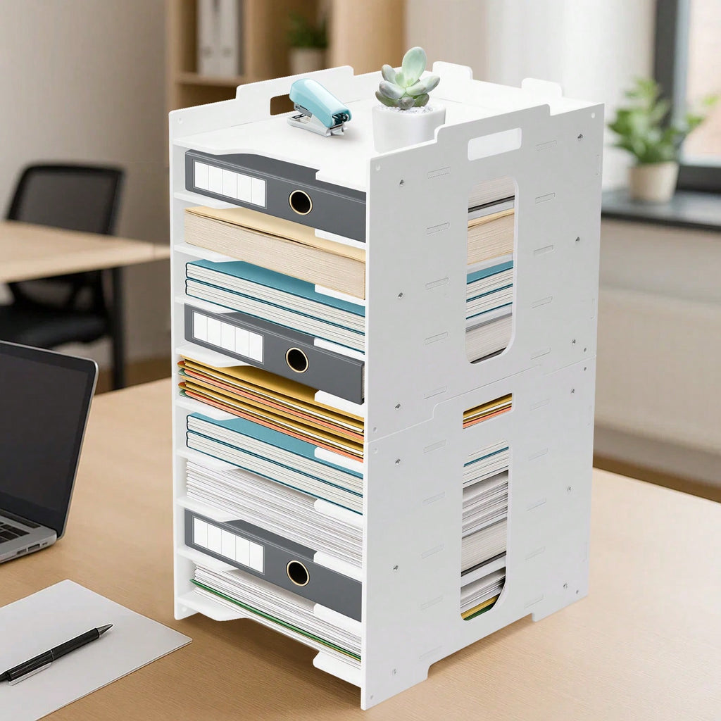 Storage Rack with Desktop File Organiser Letter Tray A4 - product gallery image 12