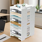 Storage Rack with Desktop File Organiser Letter Tray A4 - product gallery image 12