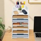 Storage Rack with Desktop File Organiser Letter Tray A4 - product gallery image 9