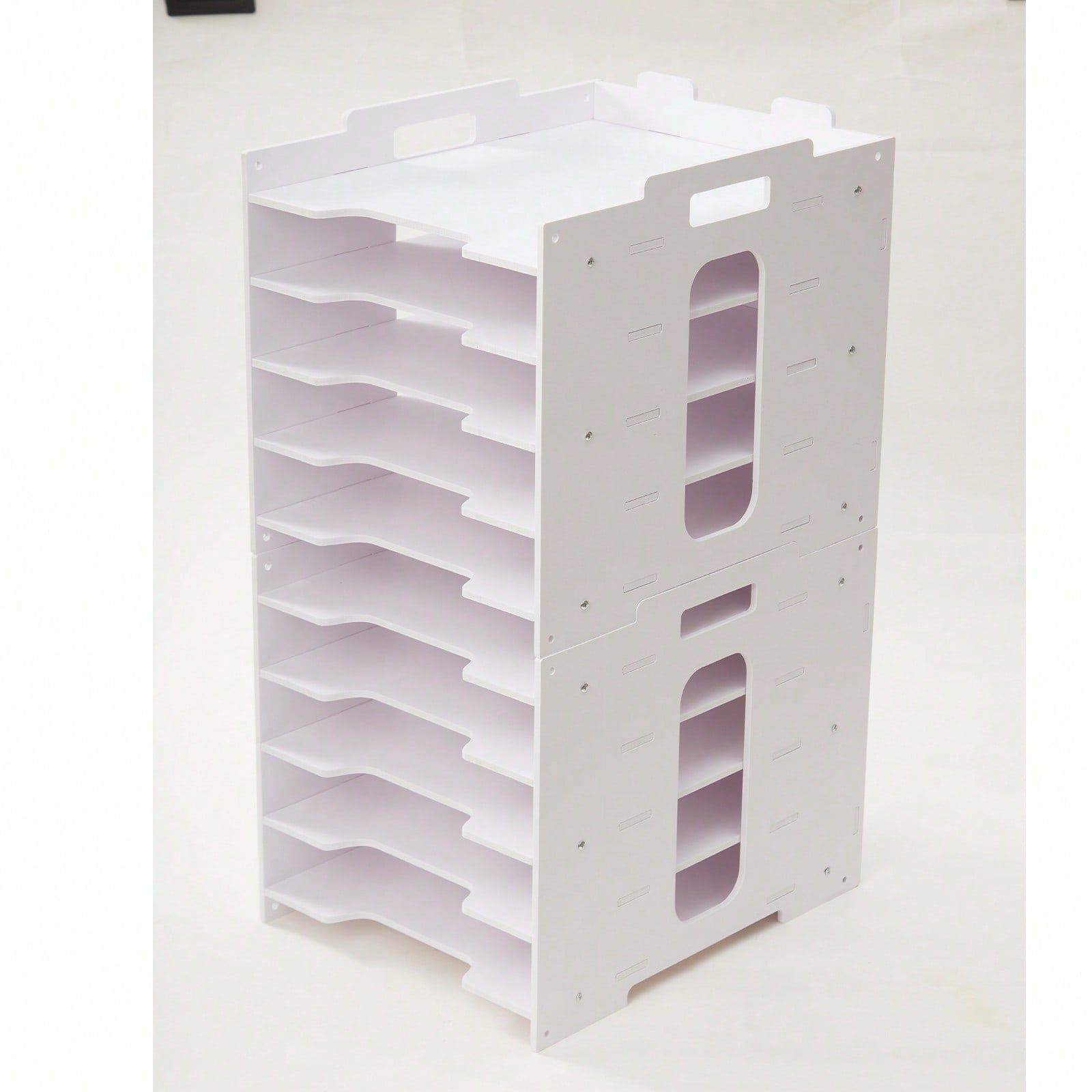 Storage Rack with Desktop Paper Organiser A4 File Holder - 10-Tier option