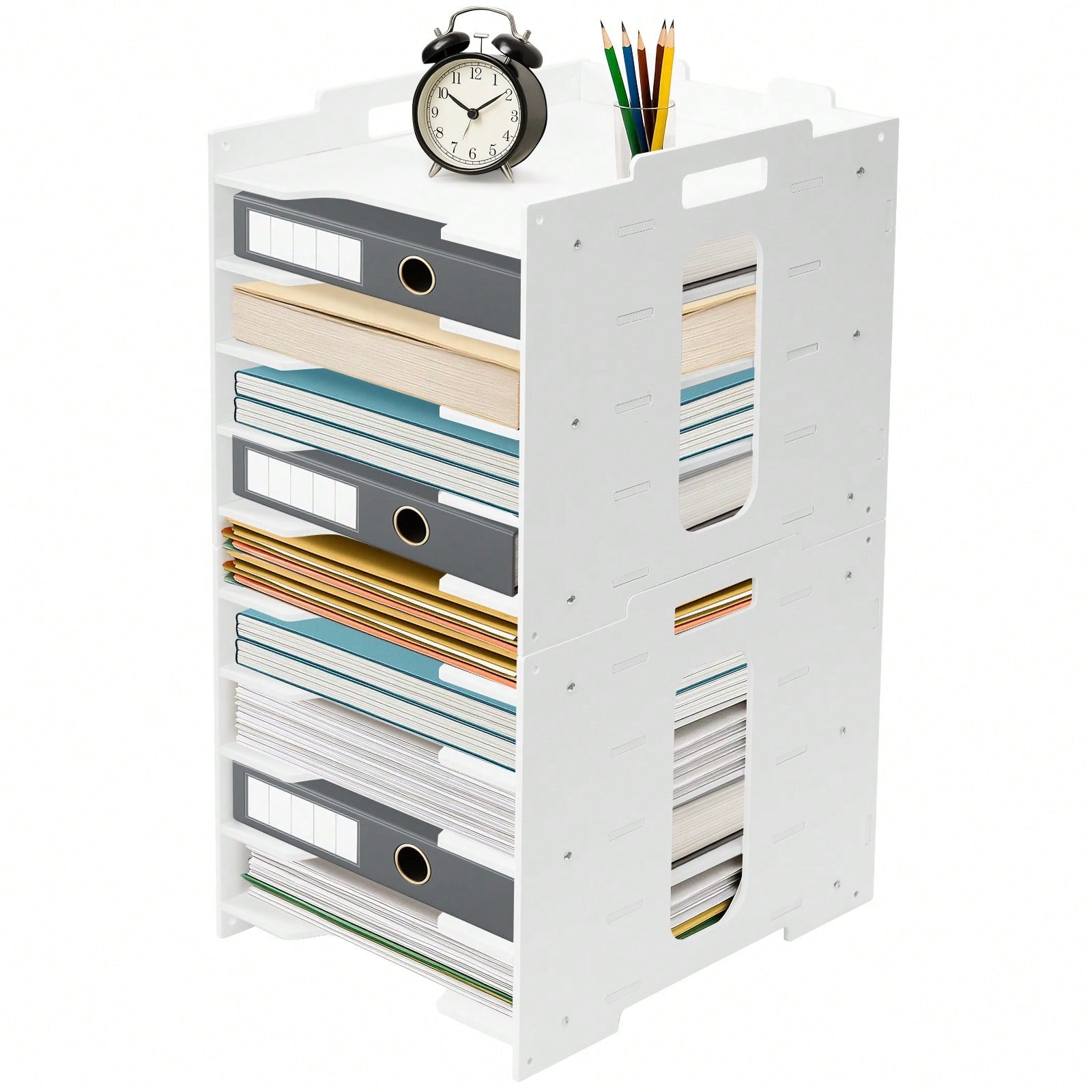 Storage Rack with Desktop Paper Organiser A4 File Holder - product gallery image 10