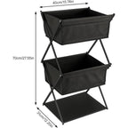 Storage Rack with Foldable, Water-Resistant, Metal - product gallery image 3