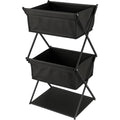 Storage Rack with Foldable, Water-Resistant, Metal