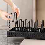 Storage Rack with Pull-Out, Carbon Steel, Pot Lid Organiser Carbon Steel or - product gallery image 18