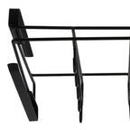 Storage Rack with Space-Saving, Carbon Steel, Under Cabinet Hooks No-Drill Carbon Steel - product gallery image 10