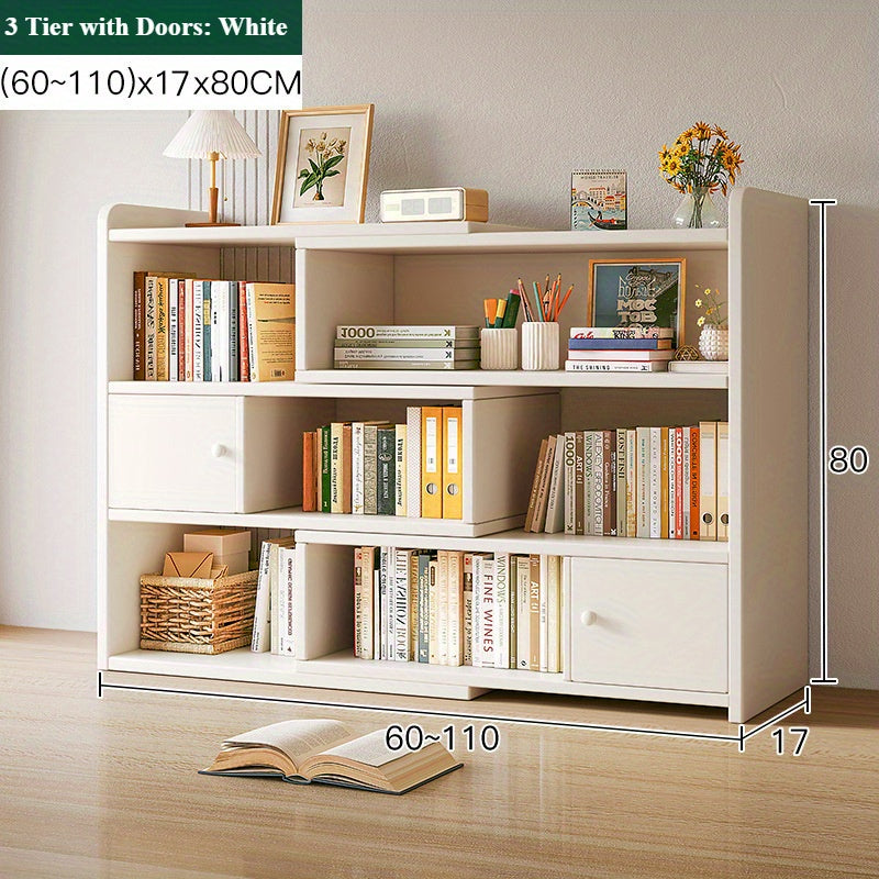 Storage Rack with Space-Saving, Expandable Desktop Bookshelf Tier Adjustable - product gallery image 12