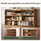 Storage Rack with Space-Saving, Expandable Desktop Bookshelf Tier Adjustable - product gallery image 14
