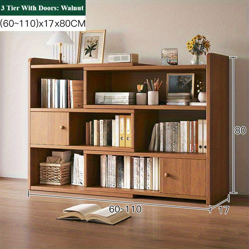 Storage Rack with Space-Saving, Expandable Desktop Bookshelf Tier Adjustable - product gallery image 17
