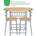 Storage Rack with Space-Saving, Metal, 2 Chairs for bedrooms - product gallery image 10