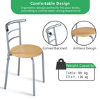 Storage Rack with Space-Saving, Metal, 2 Chairs for bedrooms - product gallery image 11