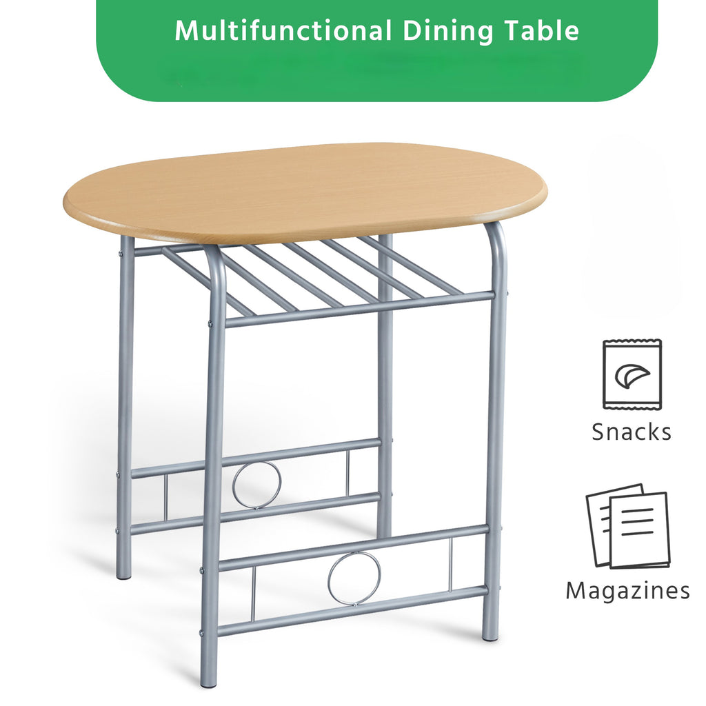 Storage Rack with Space-Saving, Metal, 2 Chairs for bedrooms - product gallery image 12