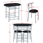 Storage Rack with Space-Saving, Metal, 2 Chairs for bedrooms - product gallery image 4