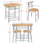 Storage Rack with Space-Saving, Metal, 2 Chairs for bedrooms - product gallery image 8