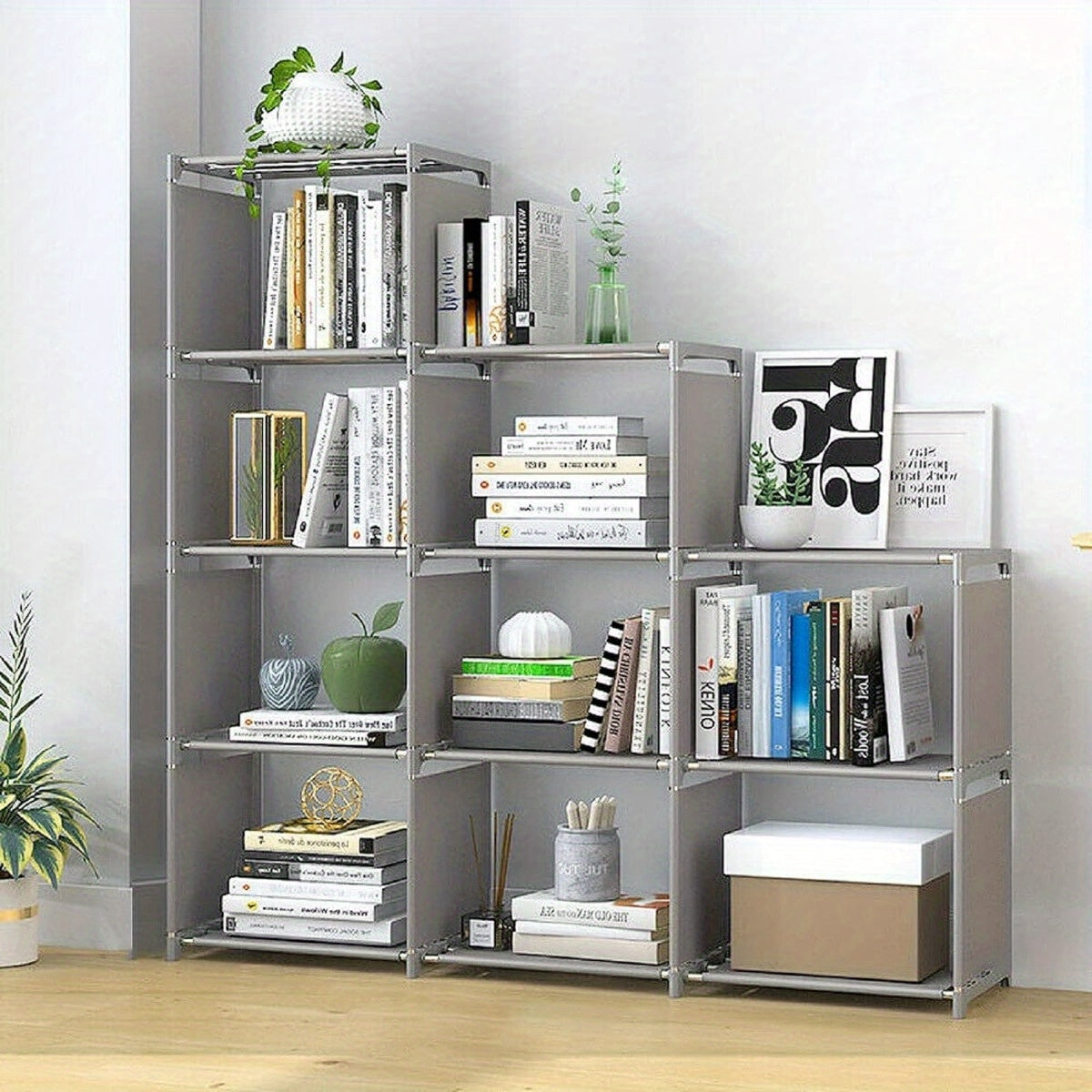 Storage Rack with Space-Saving, Wall-Mounted, Freestanding - product gallery image 4