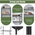 Storage Rack with Tier Over Toilet Bathroom Laundry Washing - product gallery image 6