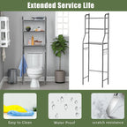 Storage Rack with Tier Over Toilet Bathroom Laundry Washing - product gallery image 9
