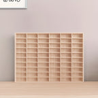 Storage Rack with Wood, 1pc, 01- 1:64 Solid Wood Car Model Storage Box - product gallery image 3