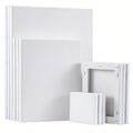 Stretched Canva with Wood, 12 Pack, 12pack, Canvas Mixed Cotton Primed White Painting