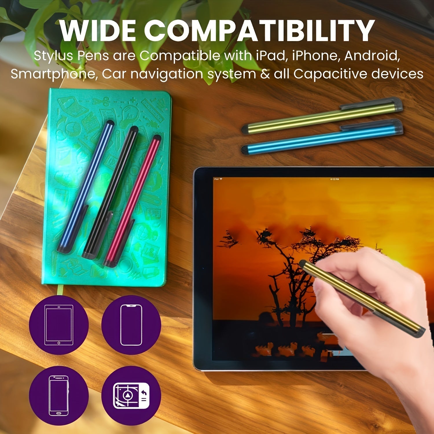 Stylus Pen with 77pcs, Universal Capacitive Touchscreen Phones - product gallery image 4