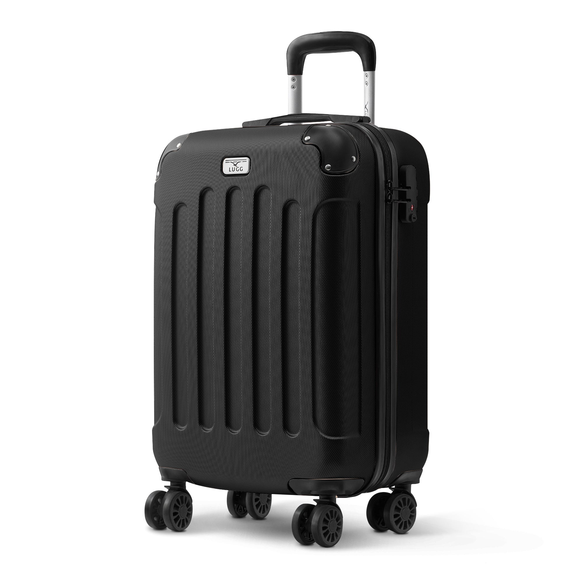 Suitcase with 20 Inch, 20-Inch LUGG Skywander Hard-Shell Cabin - Black, 20 Inch option