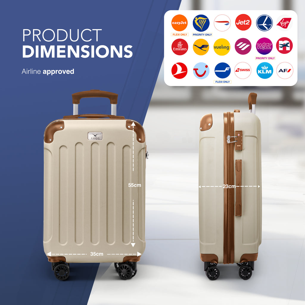 Suitcase with 20 Inch, 20-Inch LUGG Skywander Hard-Shell Cabin - product gallery image 4