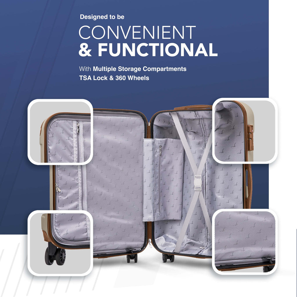 Suitcase with 20 Inch, 20-Inch LUGG Skywander Hard-Shell Cabin - product gallery image 6