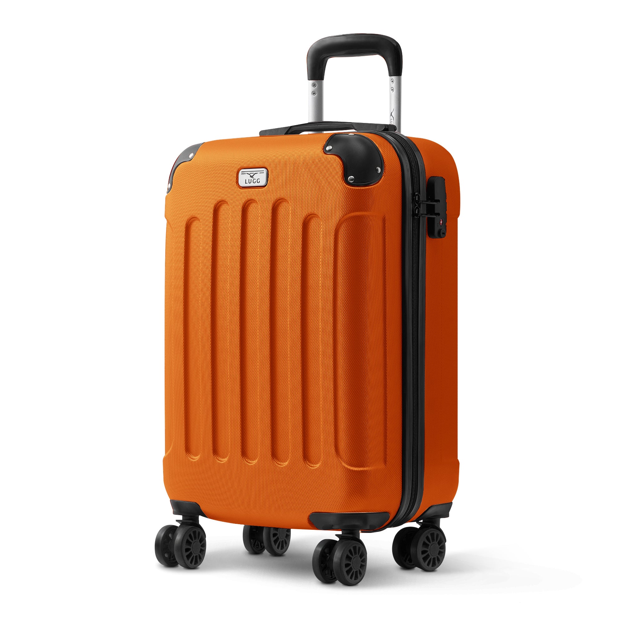 Suitcase with 20 Inch, 20-Inch LUGG Skywander Hard-Shell Cabin - Orange, 20 Inch option