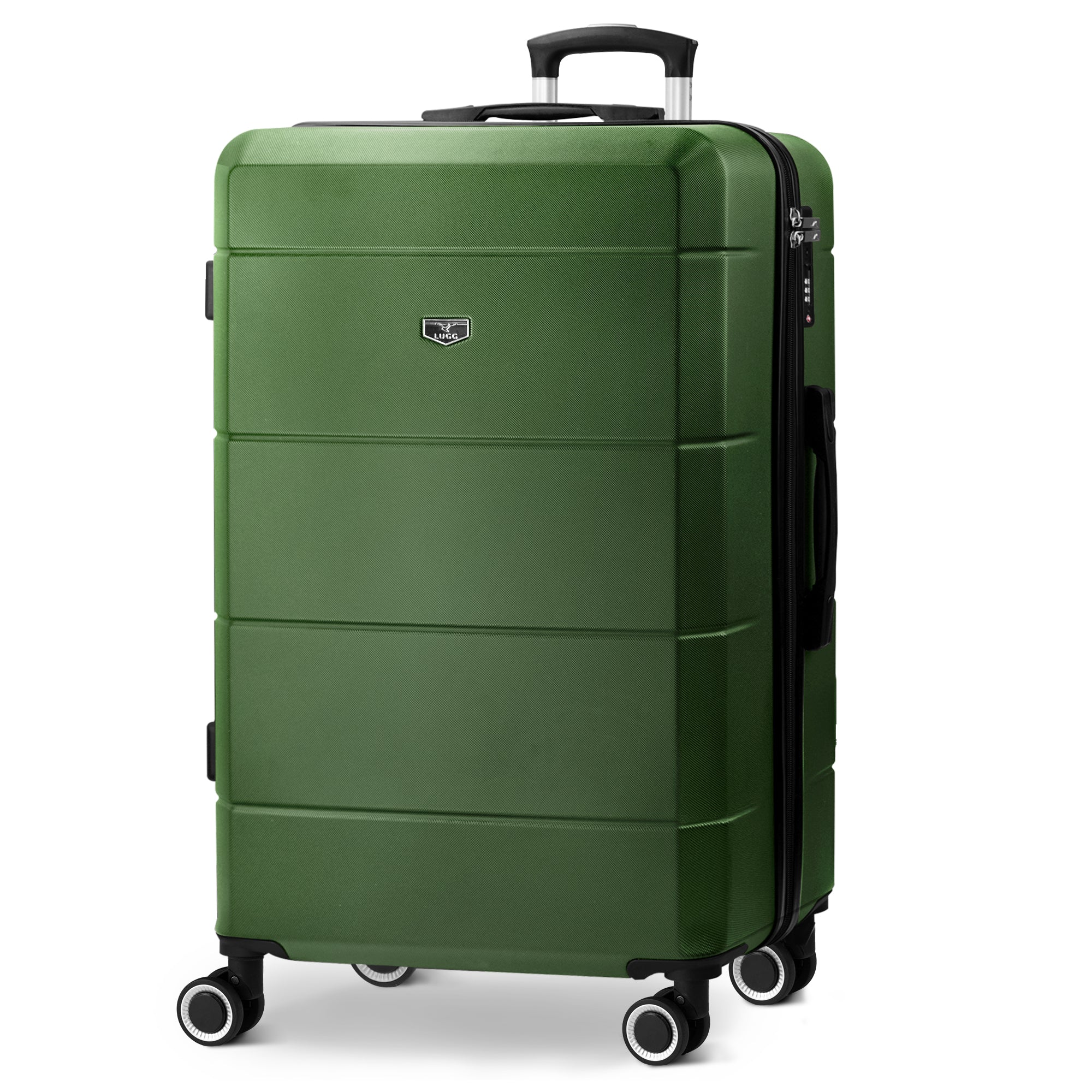 Suitcase with 28-Inch ABS Hard-Shell Check-In 75x49x29cm - Army Green option