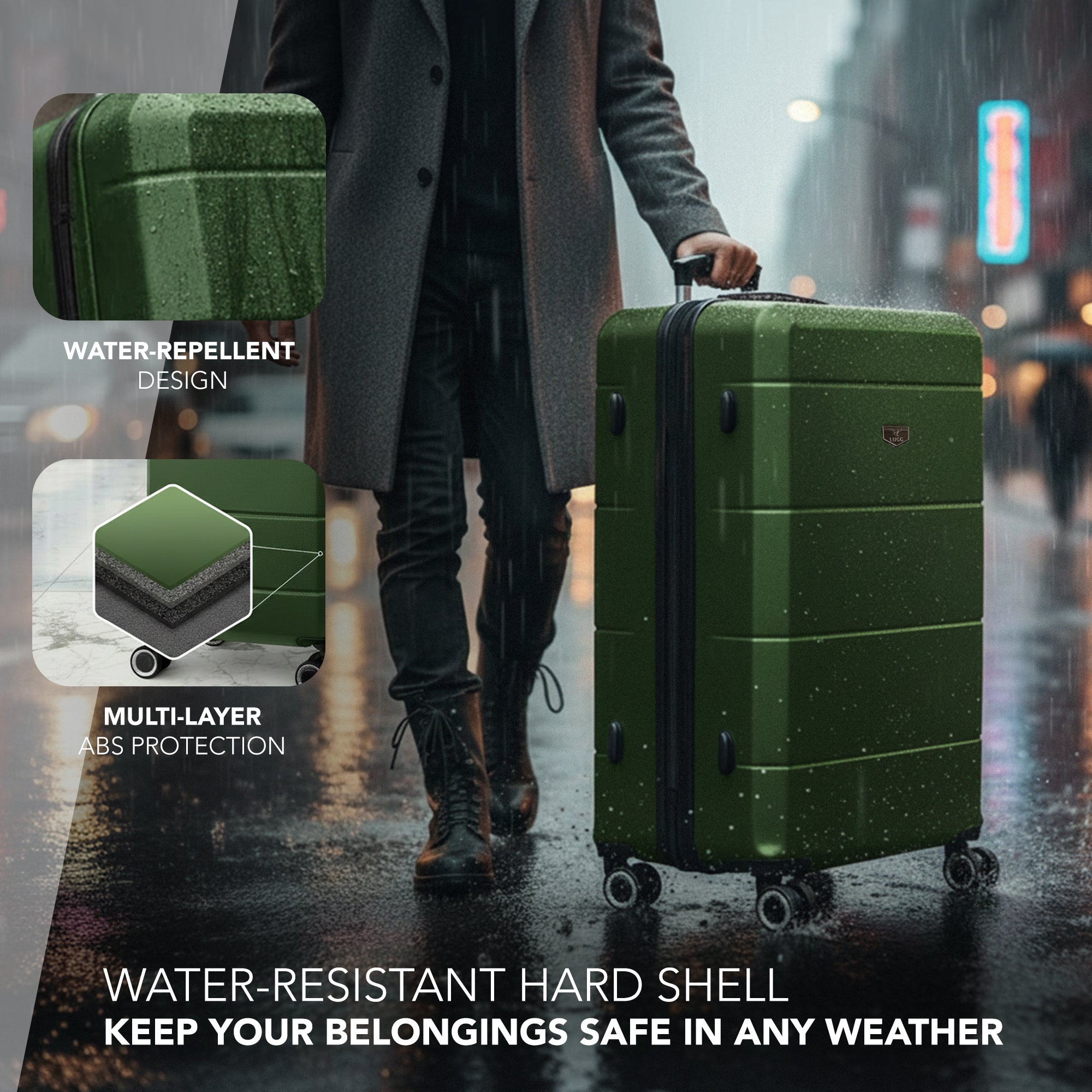 Suitcase with 28-Inch ABS Hard-Shell Check-In 75x49x29cm - product gallery image 5