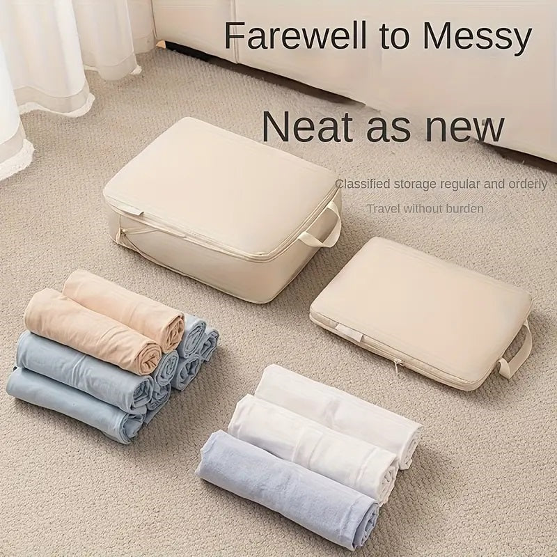 Suitcase with 6 Piece Packing Cubes Luggage Travel Organiser - product gallery image 13