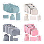Suitcase with 7pcs, Packing Cubes of Travel Organiser Bags