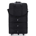 Suitcase with Foldable, Spinner Wheels, Inch Extra Large Expandable Lightweight