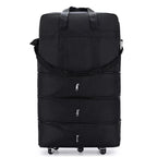 Suitcase with Foldable, Spinner Wheels, Inch Extra Large Expandable Lightweight