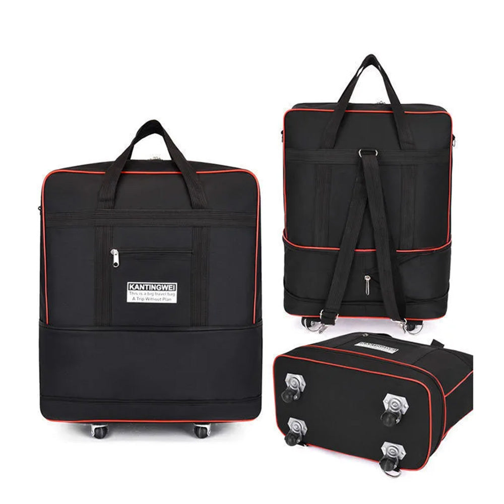 Suitcase with Space-Saving, Foldable, Wheels, 35*20*75cm - product gallery image 10