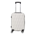 Suitcase with Spinner Wheels, Telescopic Handle, Wheels, 20inch-35*20*58cm