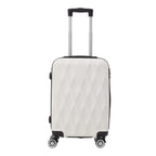 Suitcase with Spinner Wheels, Telescopic Handle, Wheels, 20inch-35*20*58cm