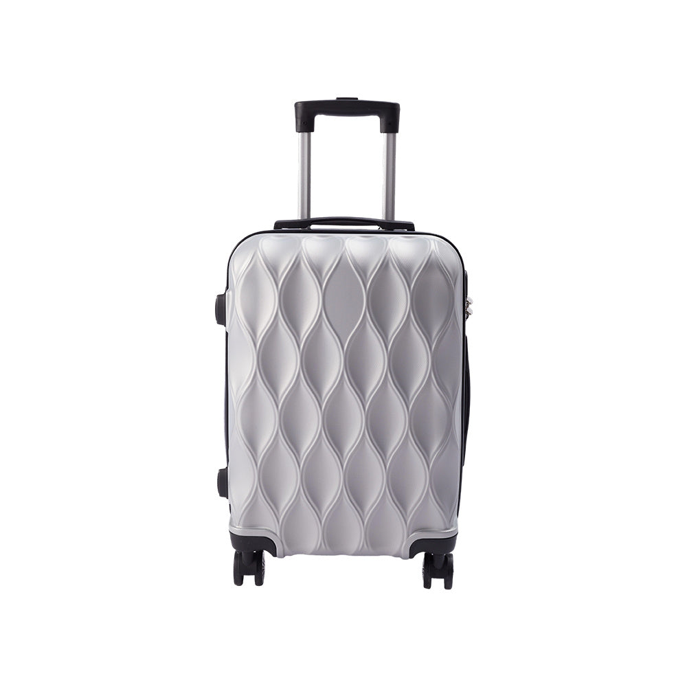 Suitcase with Spinner Wheels, Telescopic Handle, Wheels, 20inch-35*20*58cm - Silvery, 20inch-35*20*58cm option