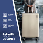 Suitcase with Spinner Wheels, Water-Resistant, Telescopic Handle - product gallery image 5