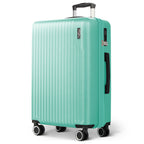Suitcase with Spinner Wheels, Water-Resistant, Telescopic Handle - Mint, 76.5 × 50.5 × 30 cm option