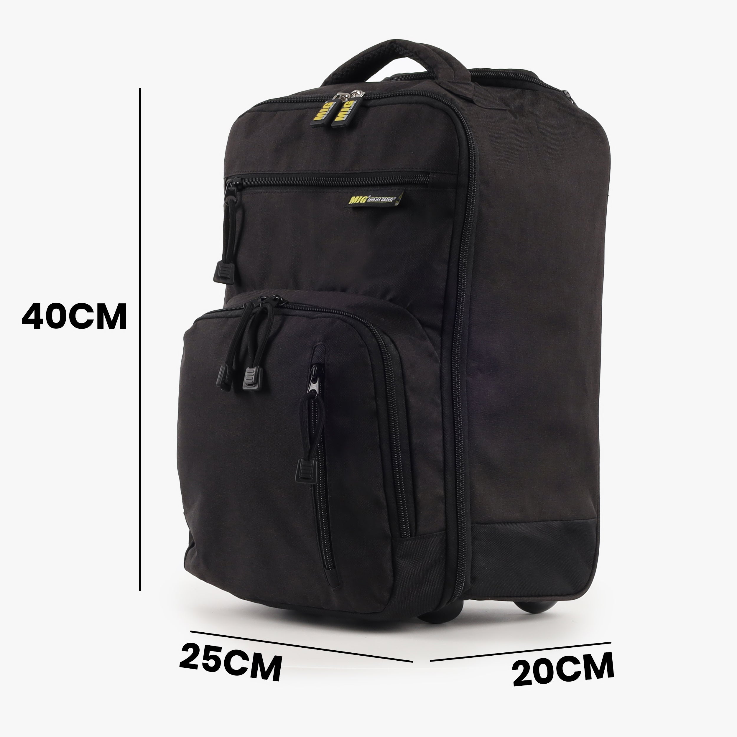 Suitcase with Waterproof, Wheels, Cabin Bag 40x20x25cm MIG Lightweight Wheels - product gallery image 4