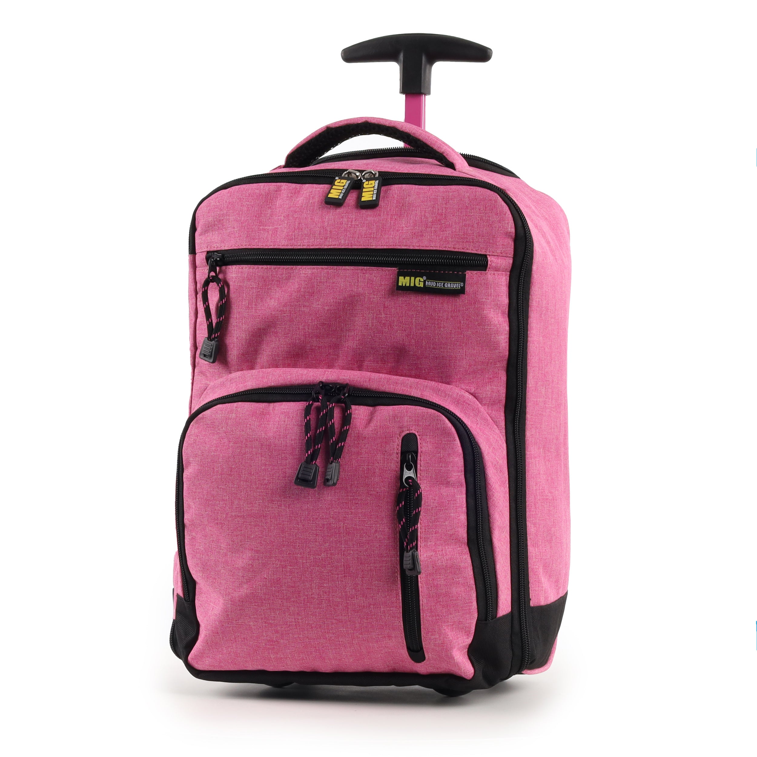 Suitcase with Waterproof, Wheels, Cabin Bag 40x20x25cm MIG Lightweight Wheels - Pink option