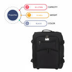 Suitcase with Wheels, Ryanair Cabin Bag 45x36x20 Wheels Lightweight - product gallery image 11