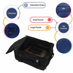 Suitcase with Wheels, Ryanair Cabin Bag 45x36x20 Wheels Lightweight - product gallery image 4